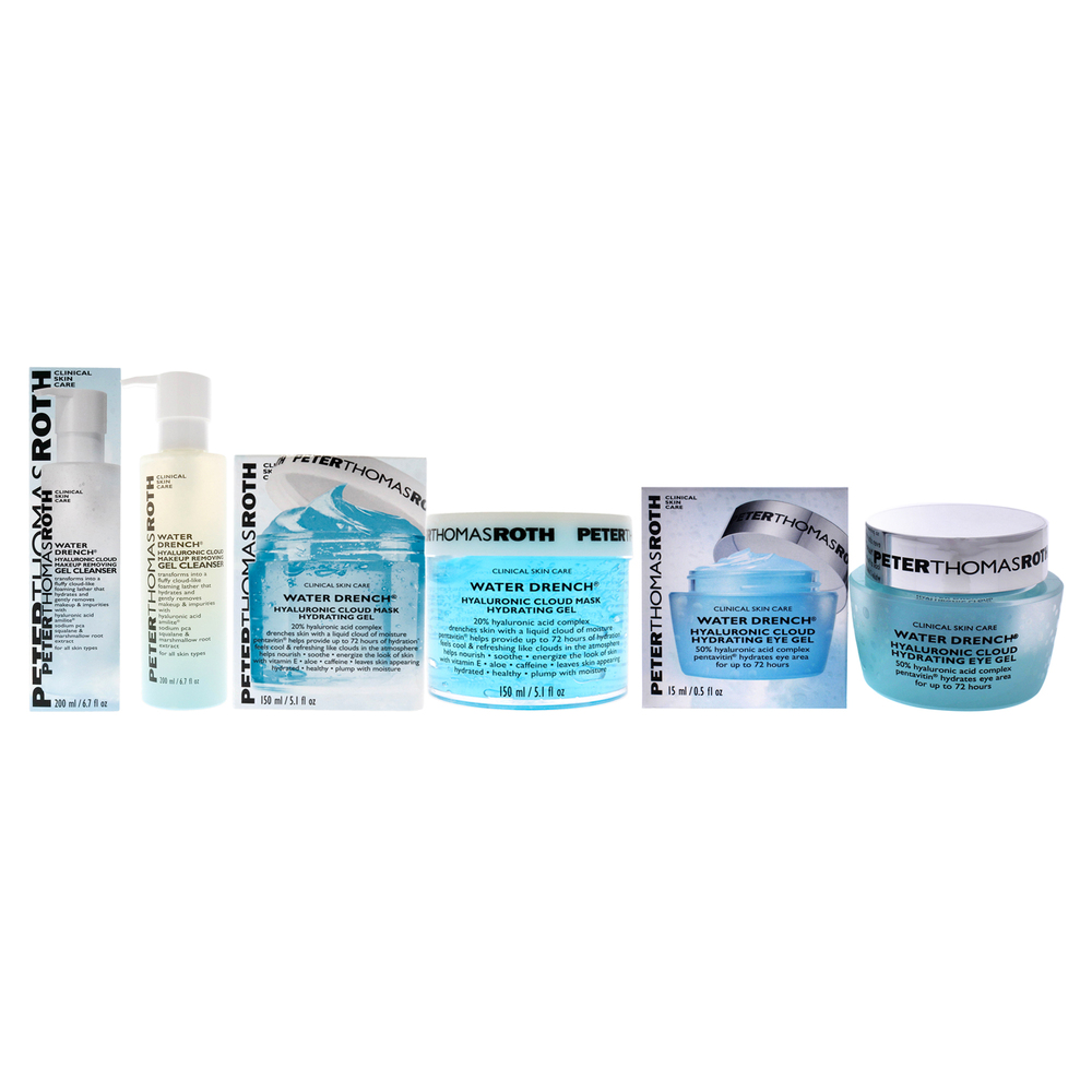 Water Drench Hyaluronic Cloud Kit BY Peter Thomas Roth for Unisex 3 Pc Kit